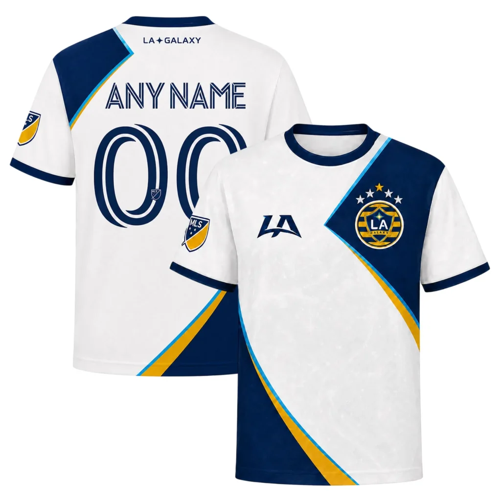 Personalized LA Galaxy Jersey – Bold Navy Gold Design
