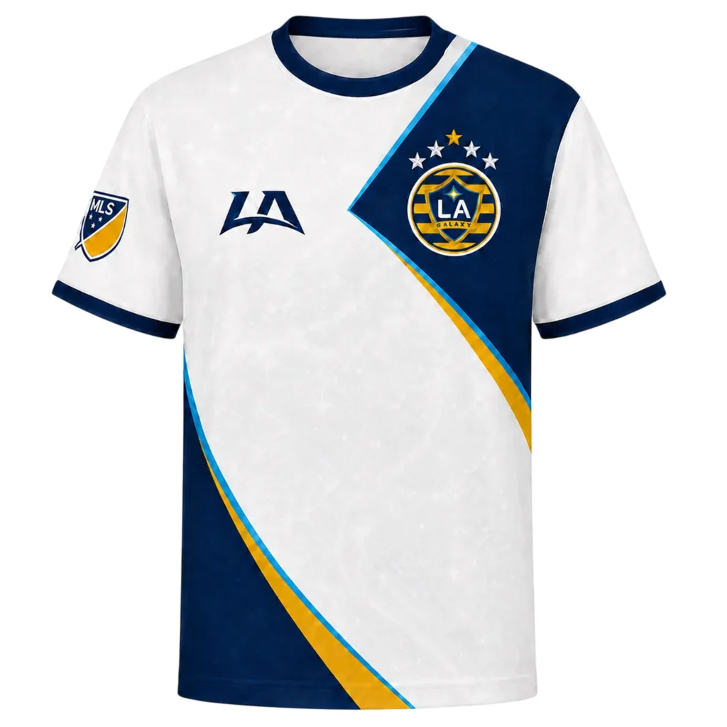 Personalized LA Galaxy Jersey – Bold Navy Gold Design