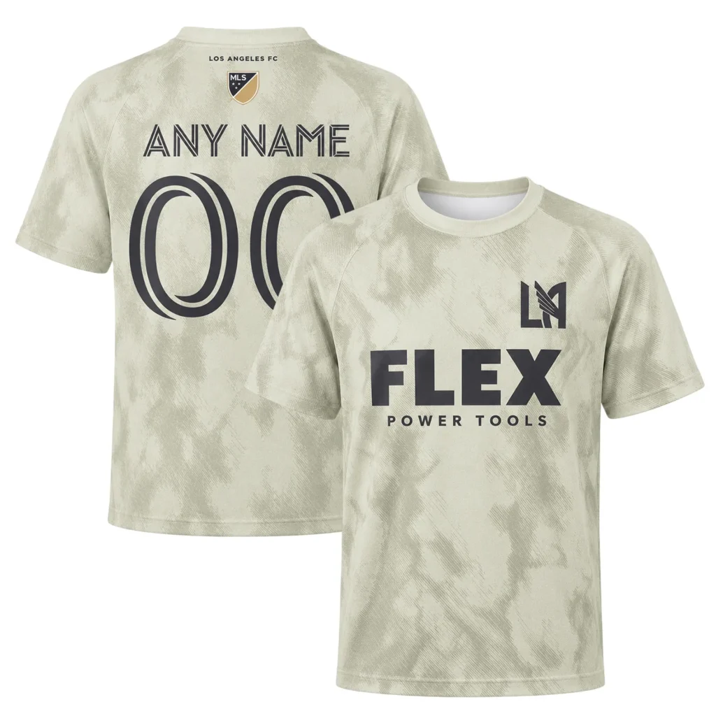 Personalized LAFC Jersey Sleek Bold Custom Shirt