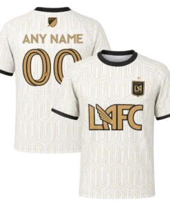 Personalized LAFC White Jersey Refined Unique Name and Number