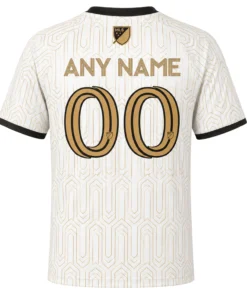 Personalized LAFC White Jersey Refined Unique Name and Number