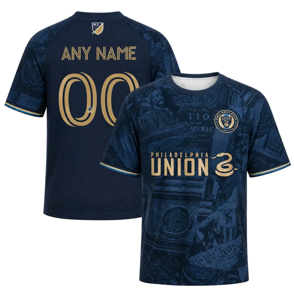 Philadelphia Union Custom Jersey – Bold Name & Number