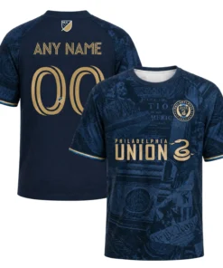 Philadelphia Union Custom Jersey – Bold Name & Number
