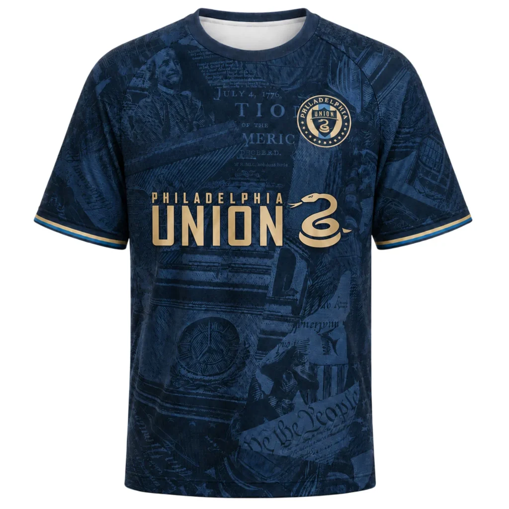Philadelphia Union Custom Jersey – Bold Name & Number