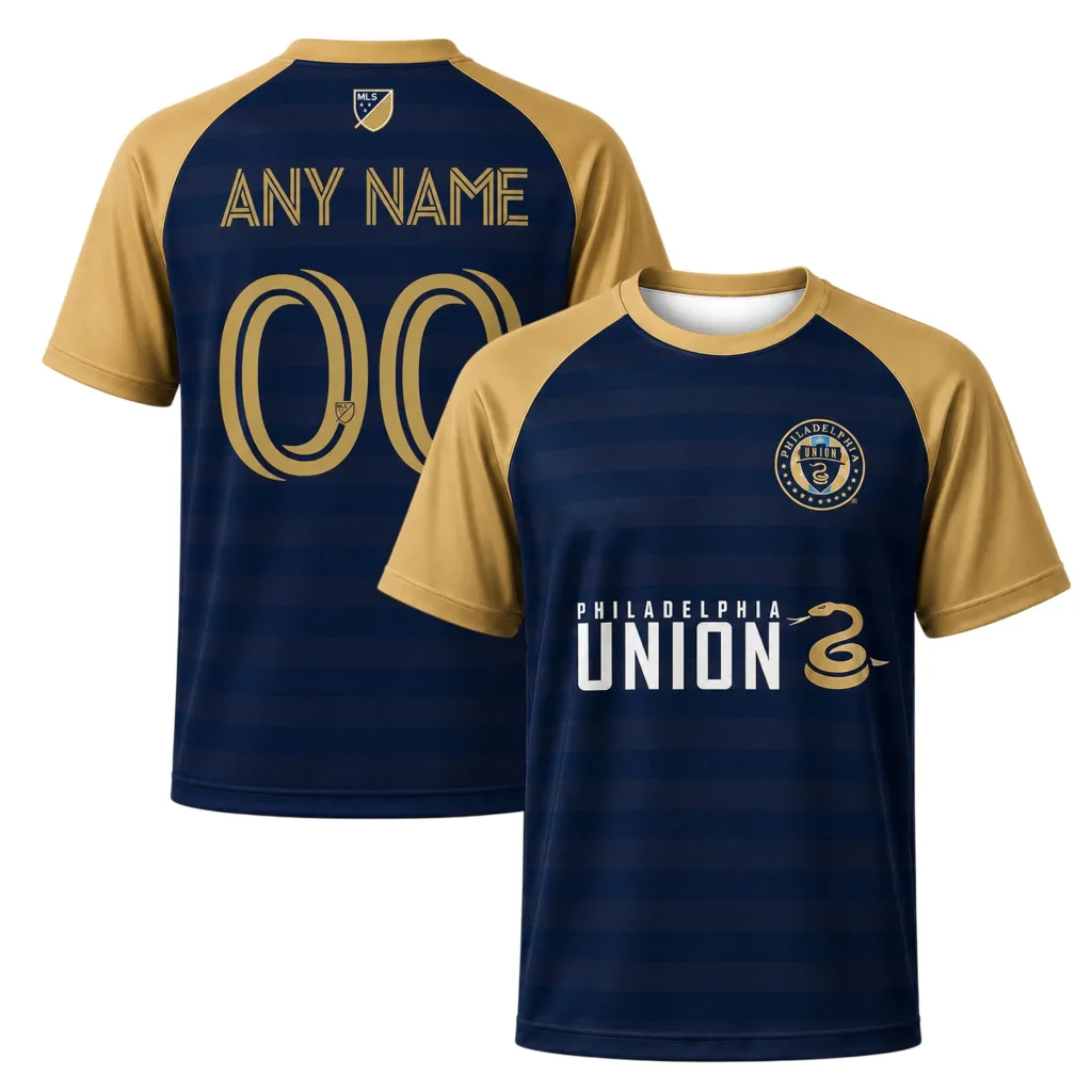 Philadelphia Union Navy Jersey – Spirited Name & Number