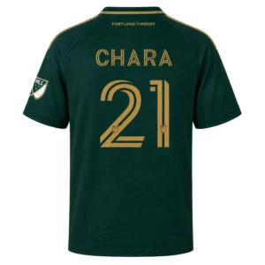 Portland Timbers Chara Jersey – Elite Green Gold Style