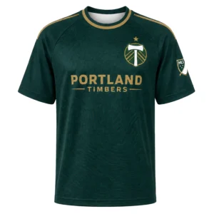 Portland Timbers Chara Jersey – Elite Green Gold Style