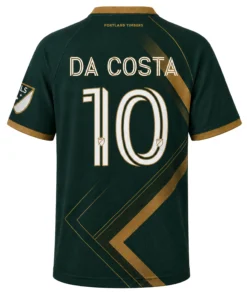 Portland Timbers Da Costa Jersey Remarkable Gold Stripe