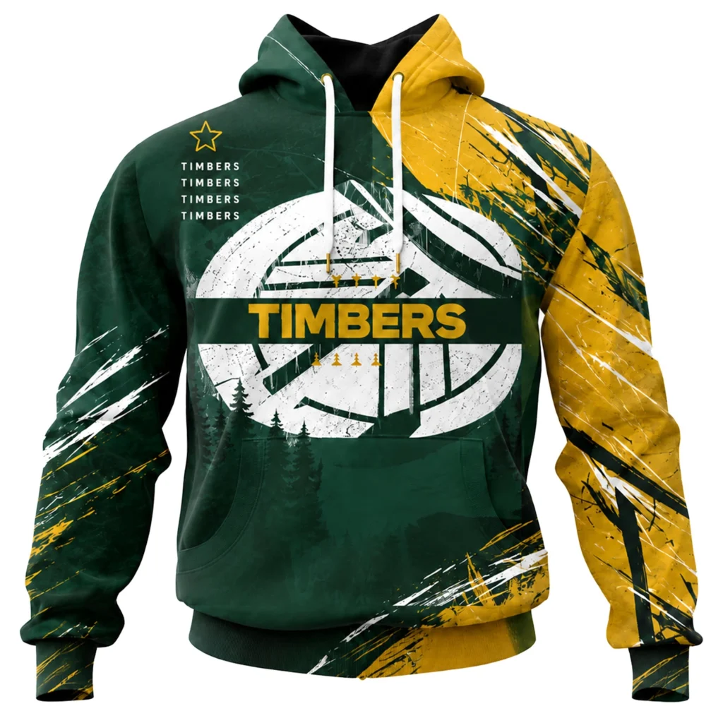 Portland Timbers Fan Hoodie Custom Vibrant Graphic Style