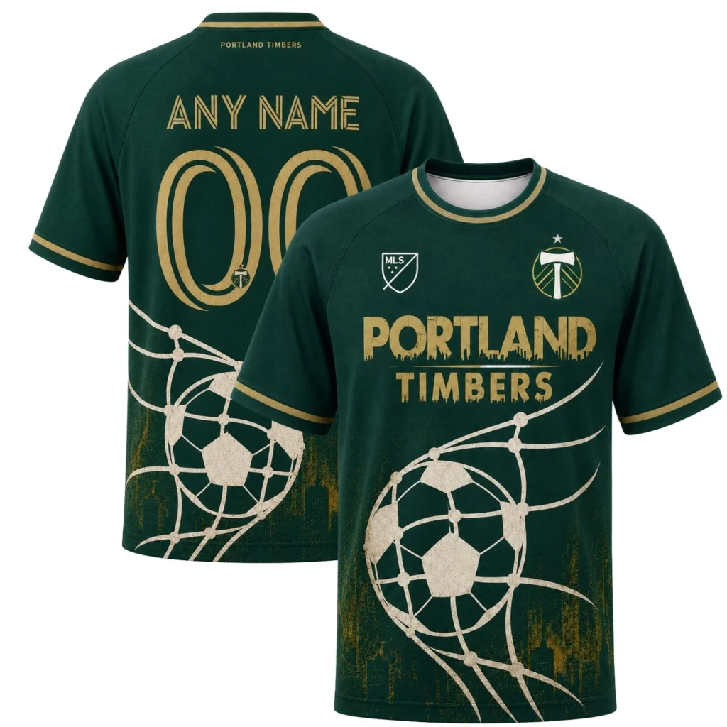 Portland Timbers Green Jersey – Vibrant Goal Graphic