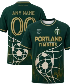 Portland Timbers Green Jersey – Vibrant Goal Graphic
