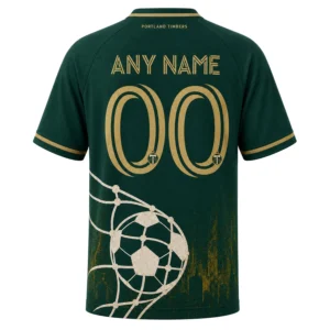 Portland Timbers Green Jersey – Vibrant Goal Graphic