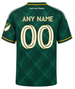 Portland Timbers Home Jersey Brilliant Green Argyle
