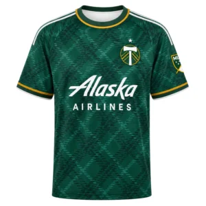 Portland Timbers Home Jersey Brilliant Green Argyle