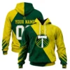 Portland Timbers Hoodie Custom Bold Green Gold Style