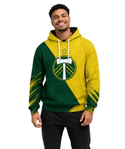 Portland Timbers Hoodie Custom Bold Green Gold Style