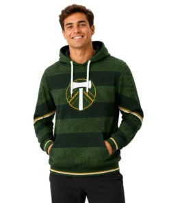 Portland Timbers Hoodie Custom Exclusive Forest Stripe