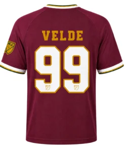 Portland Timbers Kristoffer Velde Jersey Remarkable Burgundy