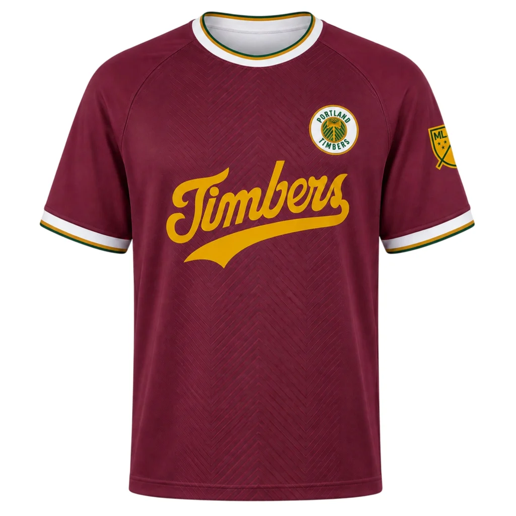 Portland Timbers Kristoffer Velde Jersey Remarkable Burgundy