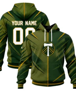 Portland Timbers MLS Hoodie Custom Bold Green Style