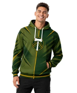 Portland Timbers MLS Hoodie Custom Bold Green Style