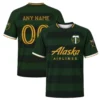 Portland Timbers Retro Jersey Stunning Green Stripe