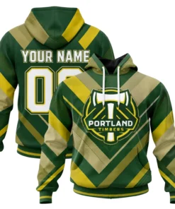Portland Timbers Soccer Hoodie Custom Dynamic Green Style