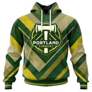 Portland Timbers Soccer Hoodie Custom Dynamic Green Style