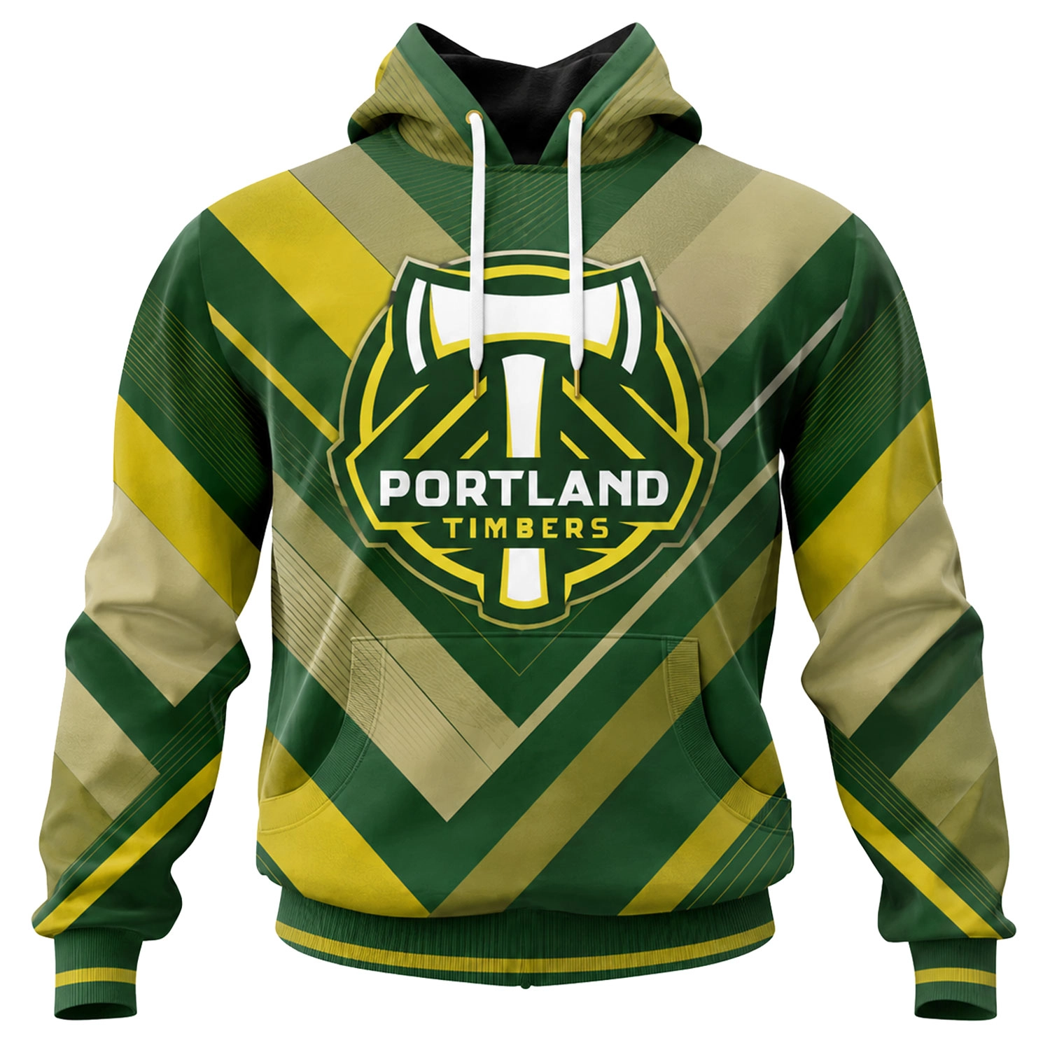 Portland Timbers Soccer Hoodie Custom Dynamic Green Style