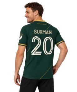 Portland Timbers Surman Jersey Dynamic Green Design