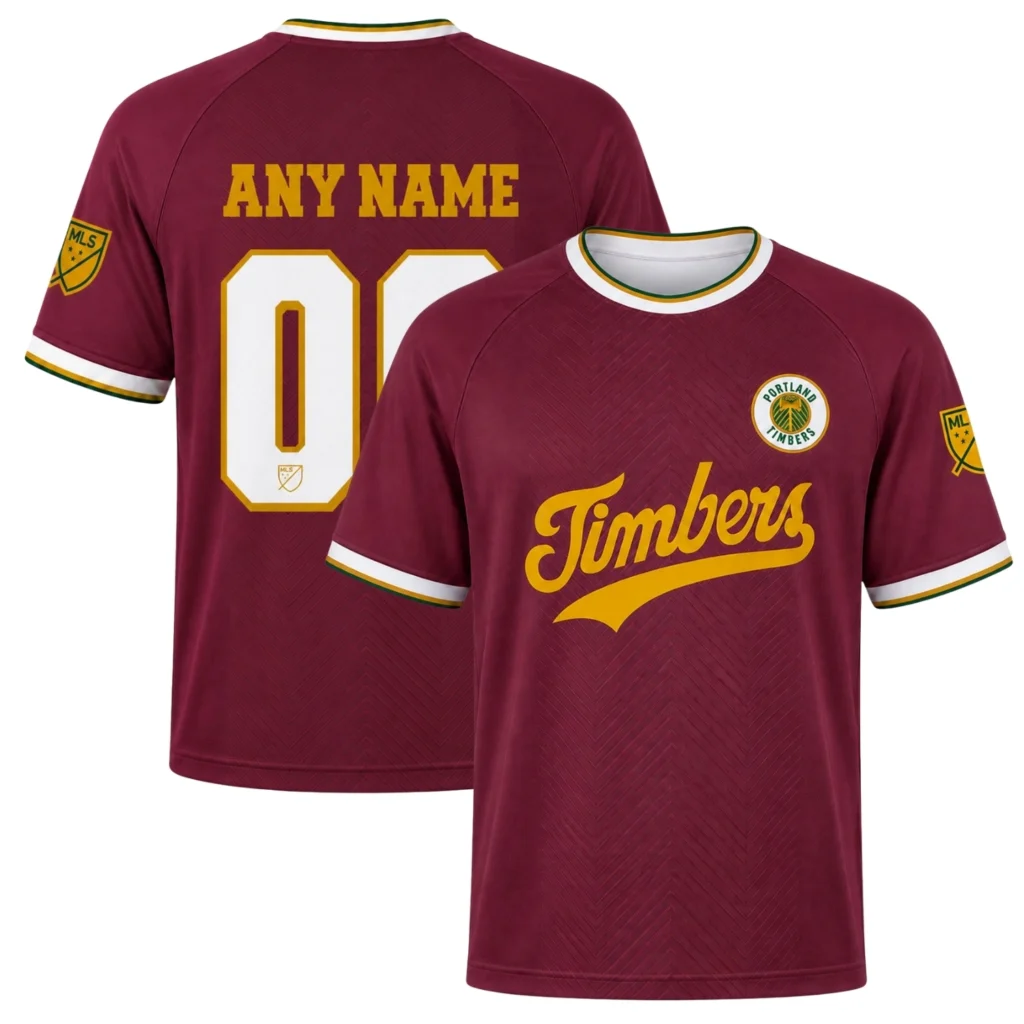 Portland Timbers Third Jersey Elite Retro Burgundy
