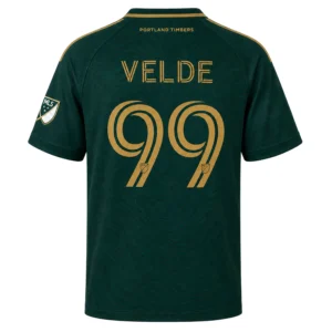 Portland Timbers Velde Jersey Stunning Green Gold Design