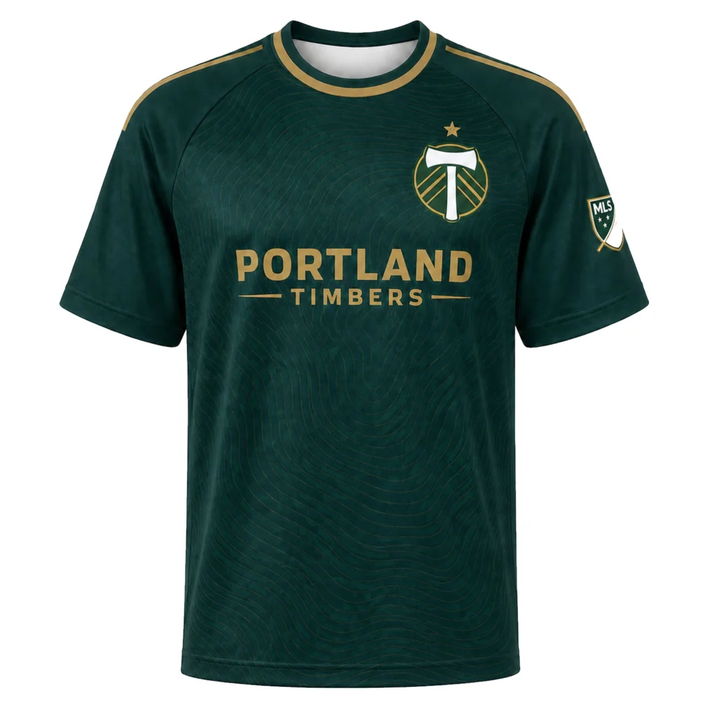 Portland Timbers Velde Jersey Stunning Green Gold Design