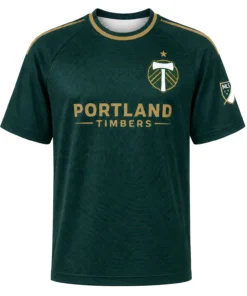 Portland Timbers Velde Jersey Stunning Green Gold Design