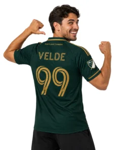 Portland Timbers Velde Jersey Stunning Green Gold Design