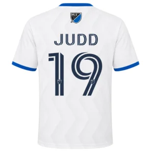 Preston Judd San Jose Earthquake Jersey Essential White Shirt