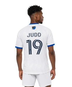 Preston Judd San Jose Earthquake Jersey Essential White Shirt