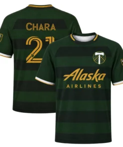 PTFC Diego Chara Jersey Exclusive Green Stripe Style