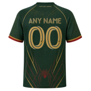 PTFC Jersey – Dynamic Spiderman Green Gold Style