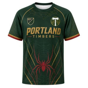 PTFC Jersey – Dynamic Spiderman Green Gold Style