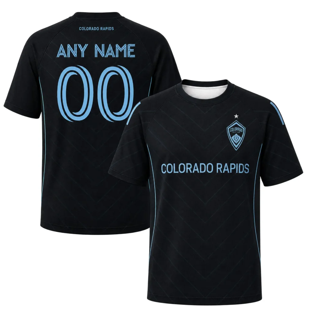 Rapids Soccer Jersey Custom – Dynamic Black & Blue