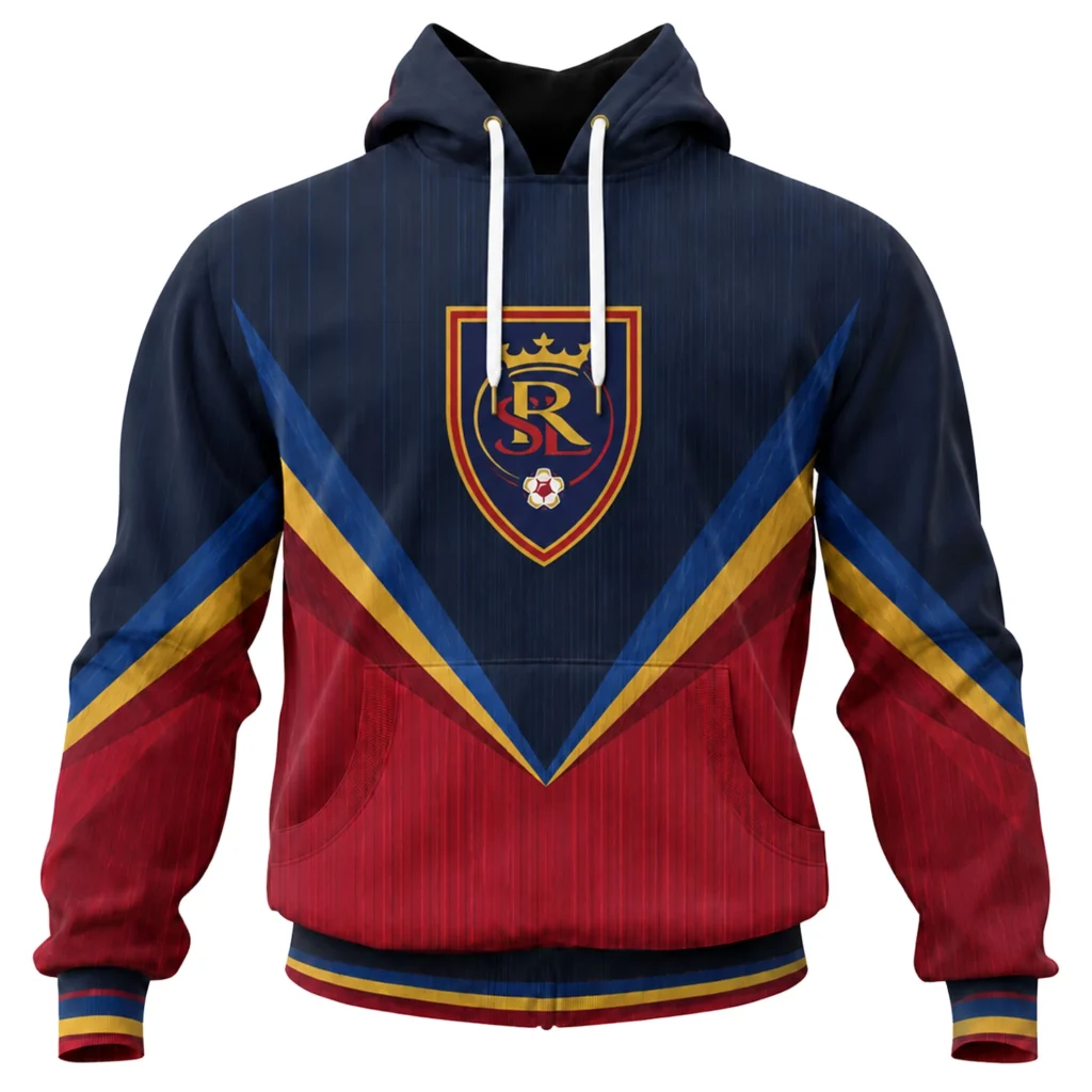 Real Salt Lake Fan Hoodie Custom Dynamic Team Style