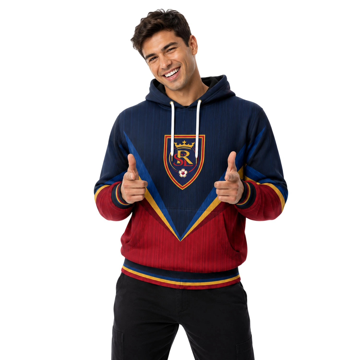 Real Salt Lake Fan Hoodie Custom Dynamic Team Style