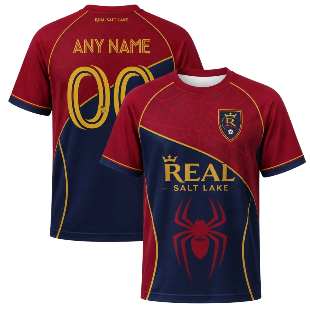 Real Salt Lake Fan Jersey – Vibrant Spiderman Style