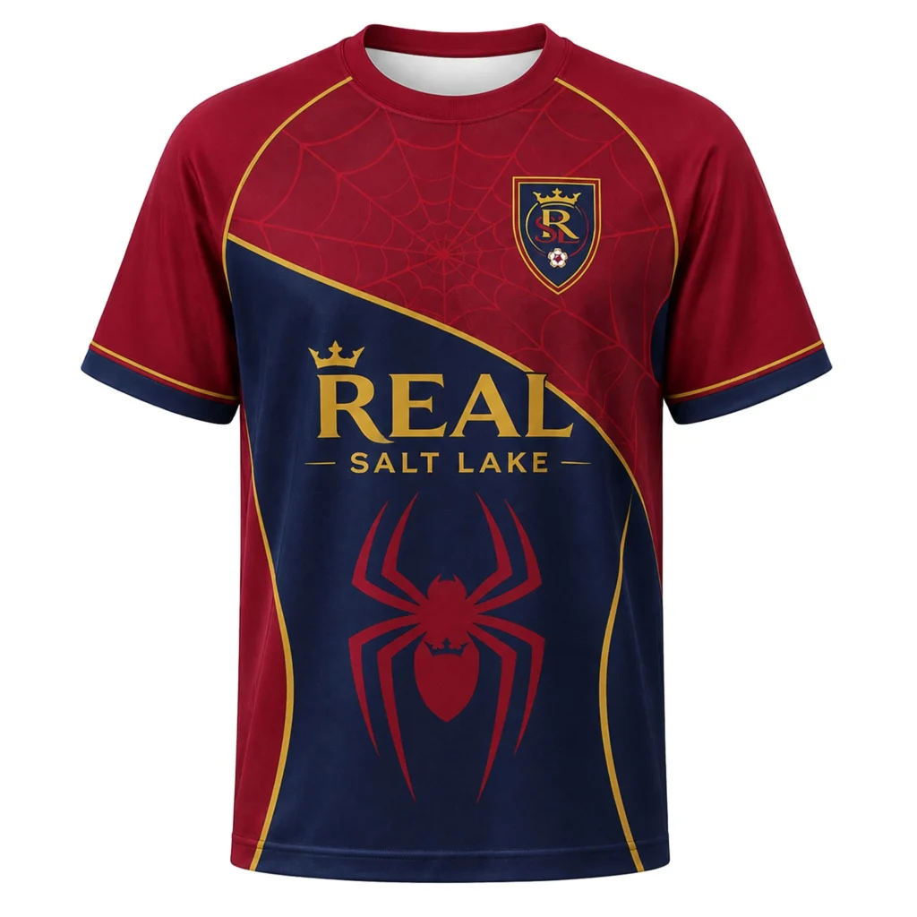 Real Salt Lake Fan Jersey – Vibrant Spiderman Style