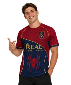 Real Salt Lake Fan Jersey – Vibrant Spiderman Style