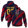 Real Salt Lake Hoodie Custom Bold Red Navy Style