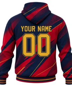 Real Salt Lake Hoodie Custom Bold Red Navy Style