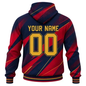 Real Salt Lake Hoodie Custom Bold Red Navy Style