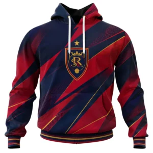 Real Salt Lake Hoodie Custom Bold Red Navy Style